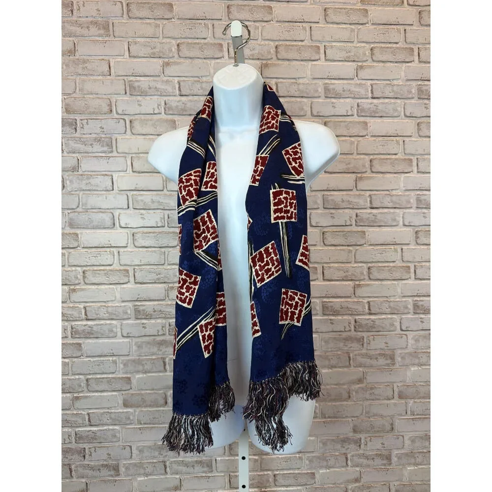Scarf – Blue Multi – Excellent Condition